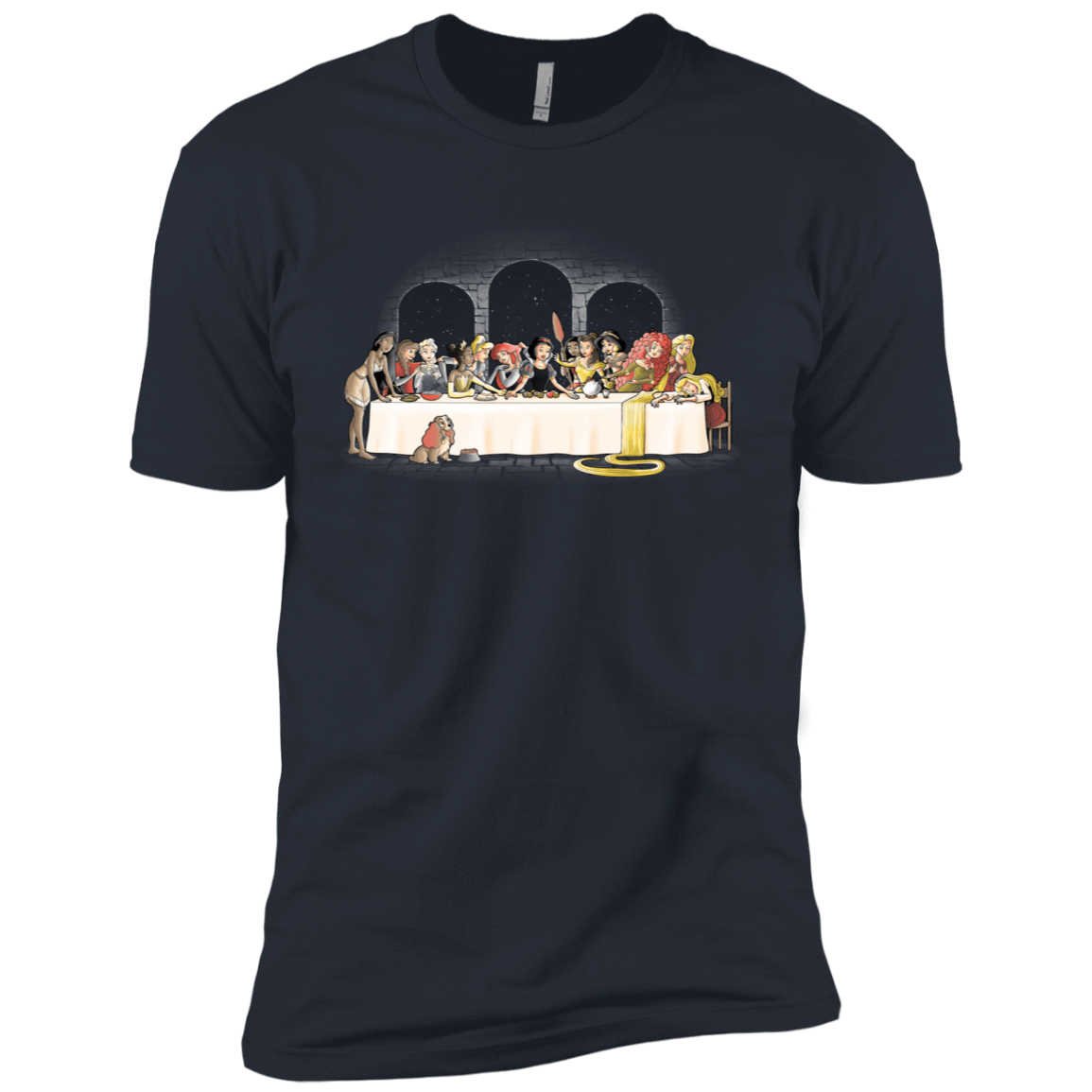 T-Shirts Indigo / X-Small Princess Dinner (2) Men's Premium T-Shirt