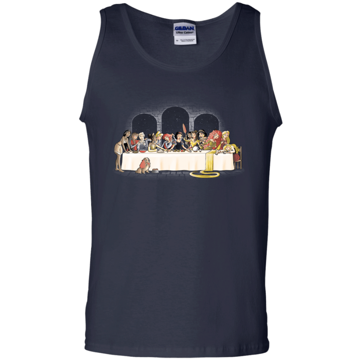 T-Shirts Navy / S Princess Dinner (2) Men's Tank Top
