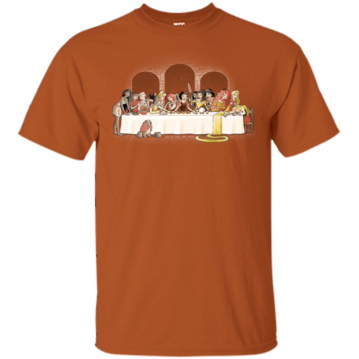 T-Shirts Texas Orange / S Princess Dinner (2) T-Shirt