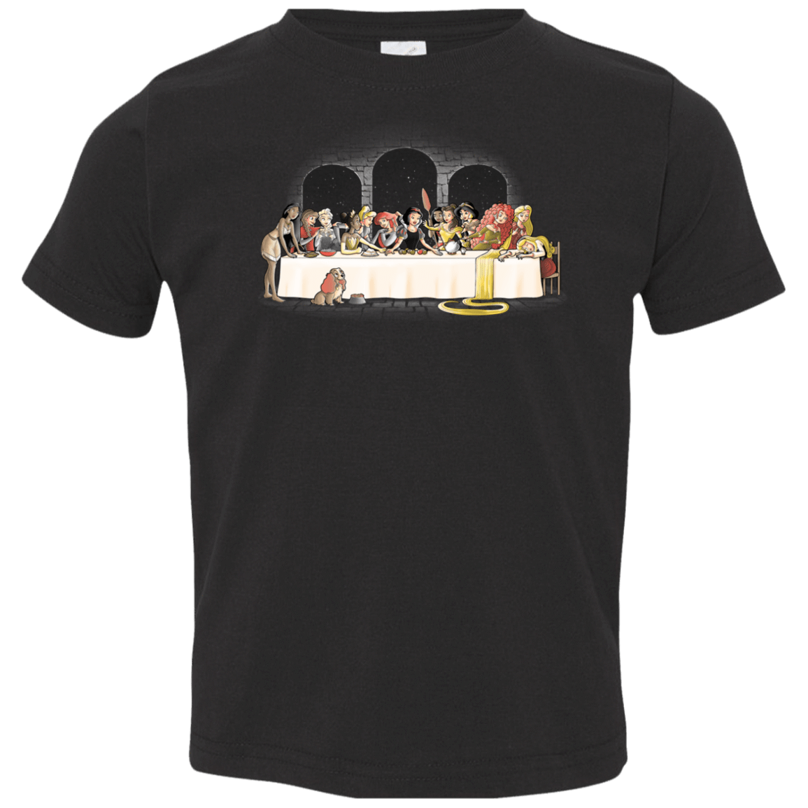 T-Shirts Black / 2T Princess Dinner (2) Toddler Premium T-Shirt