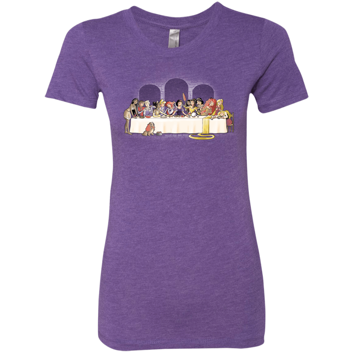 T-Shirts Purple Rush / S Princess Dinner (2) Women's Triblend T-Shirt
