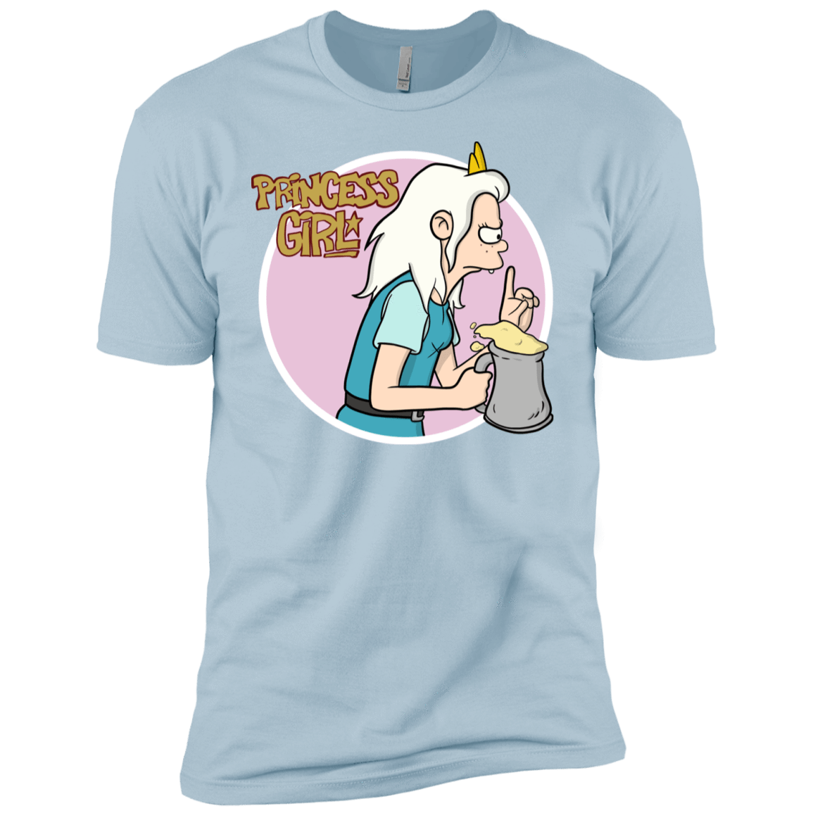 T-Shirts Light Blue / YXS Princess Girl Boys Premium T-Shirt