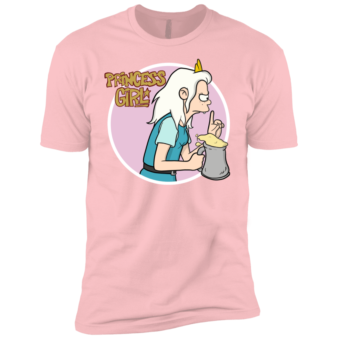 T-Shirts Light Pink / YXS Princess Girl Boys Premium T-Shirt