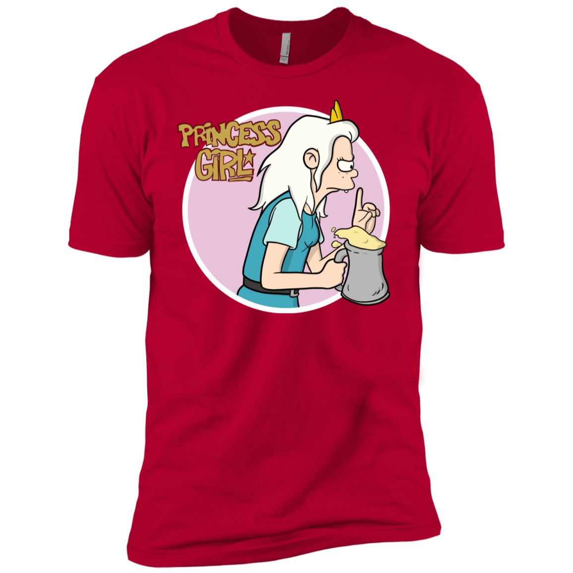 T-Shirts Red / YXS Princess Girl Boys Premium T-Shirt