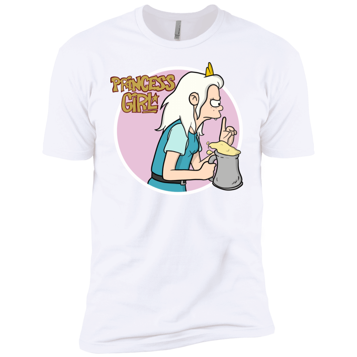 T-Shirts White / YXS Princess Girl Boys Premium T-Shirt