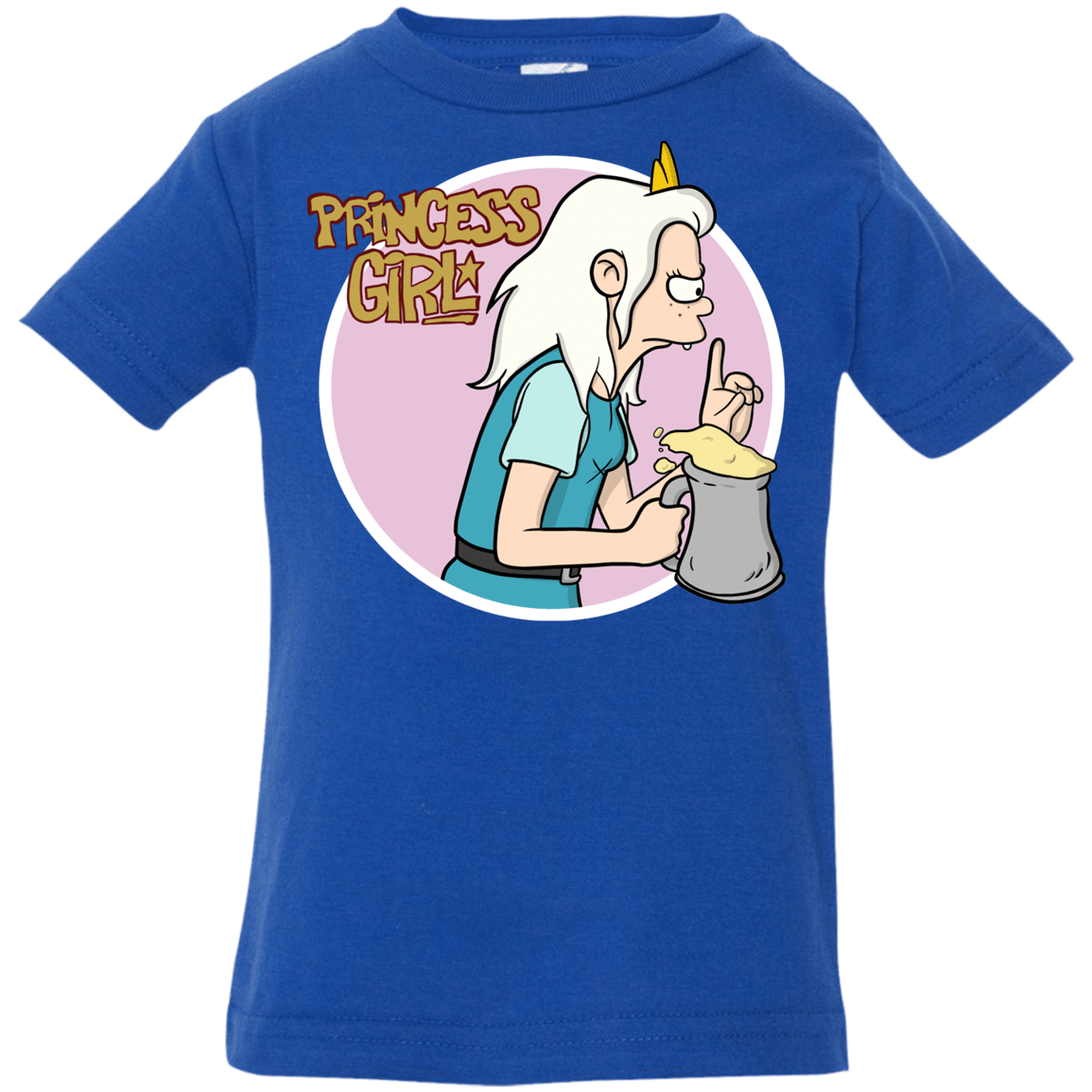 T-Shirts Royal / 6 Months Princess Girl Infant Premium T-Shirt