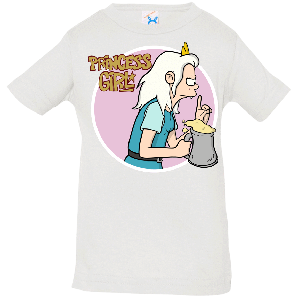 T-Shirts White / 6 Months Princess Girl Infant Premium T-Shirt