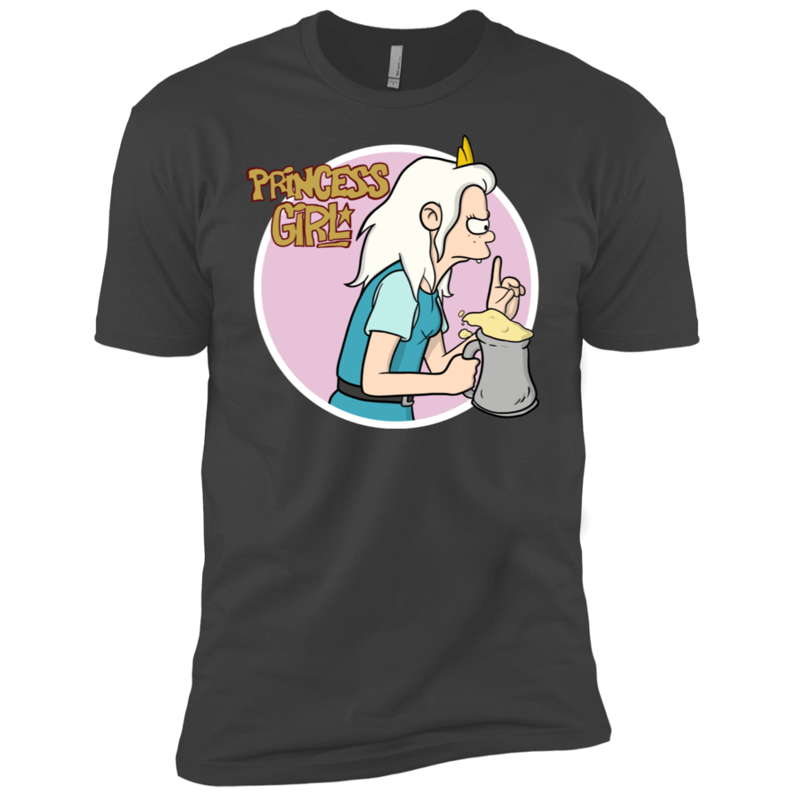 T-Shirts Heavy Metal / X-Small Princess Girl Men's Premium T-Shirt