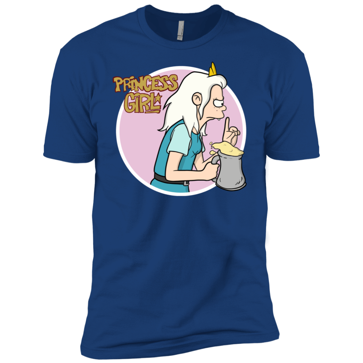 T-Shirts Royal / X-Small Princess Girl Men's Premium T-Shirt