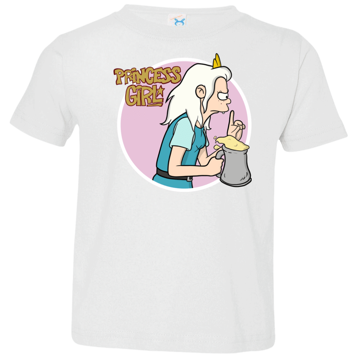 T-Shirts White / 2T Princess Girl Toddler Premium T-Shirt
