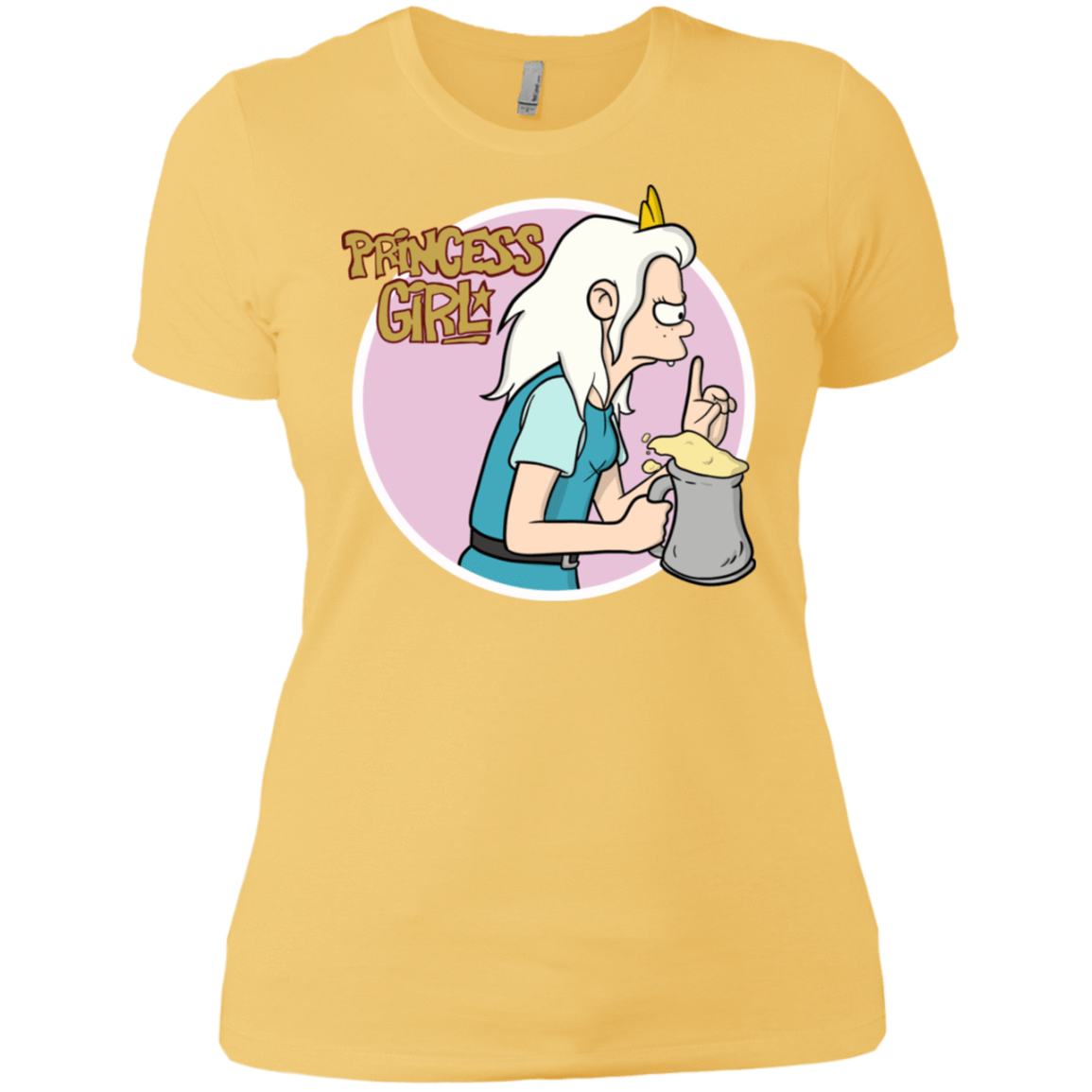T-Shirts Banana Cream/ / X-Small Princess Girl Women's Premium T-Shirt