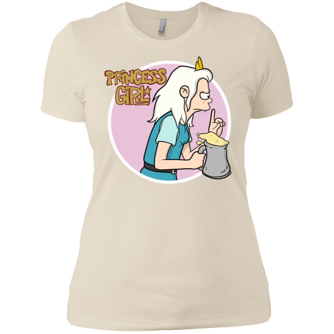T-Shirts Ivory/ / X-Small Princess Girl Women's Premium T-Shirt