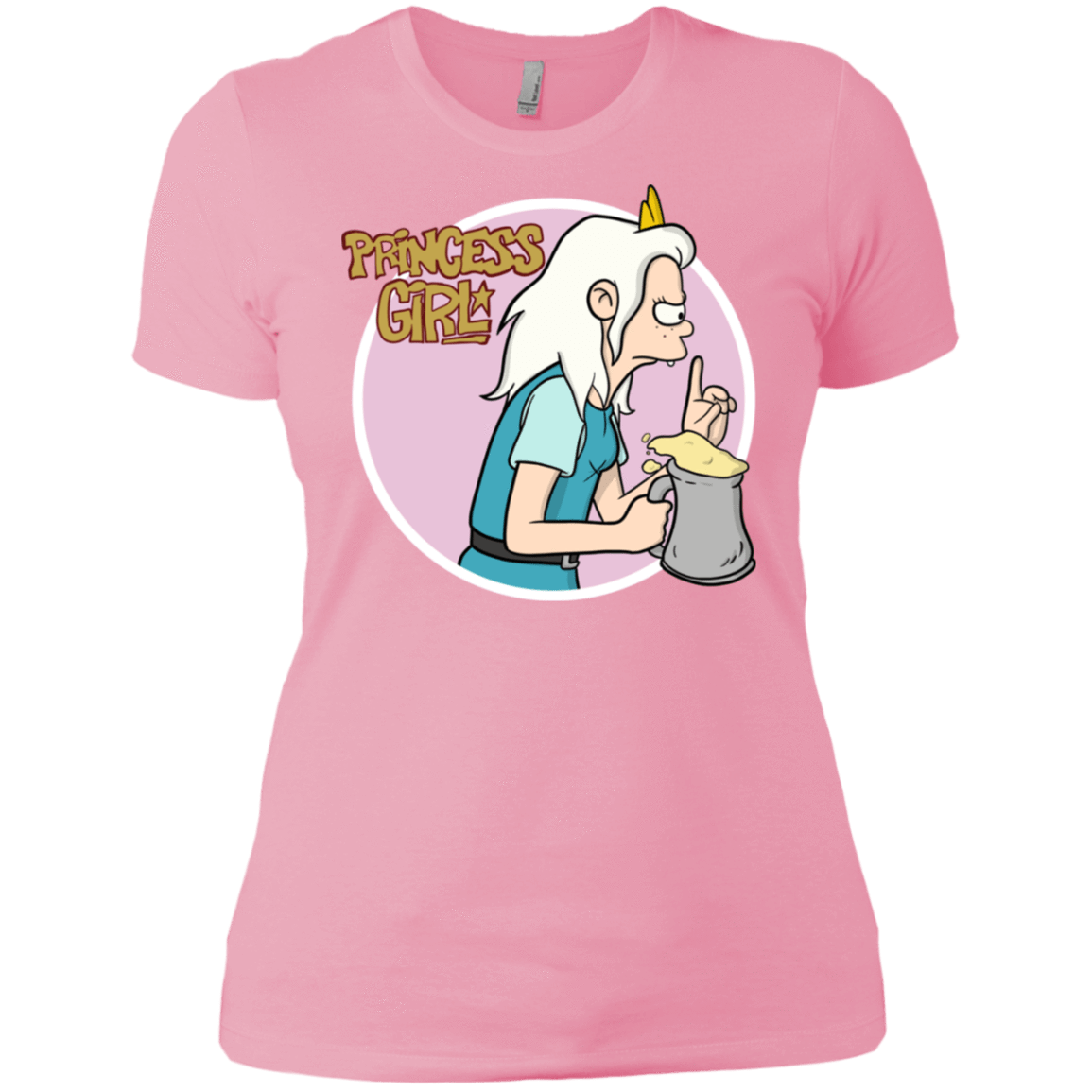 T-Shirts Light Pink / X-Small Princess Girl Women's Premium T-Shirt