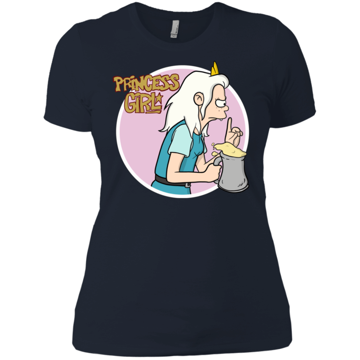 T-Shirts Midnight Navy / X-Small Princess Girl Women's Premium T-Shirt