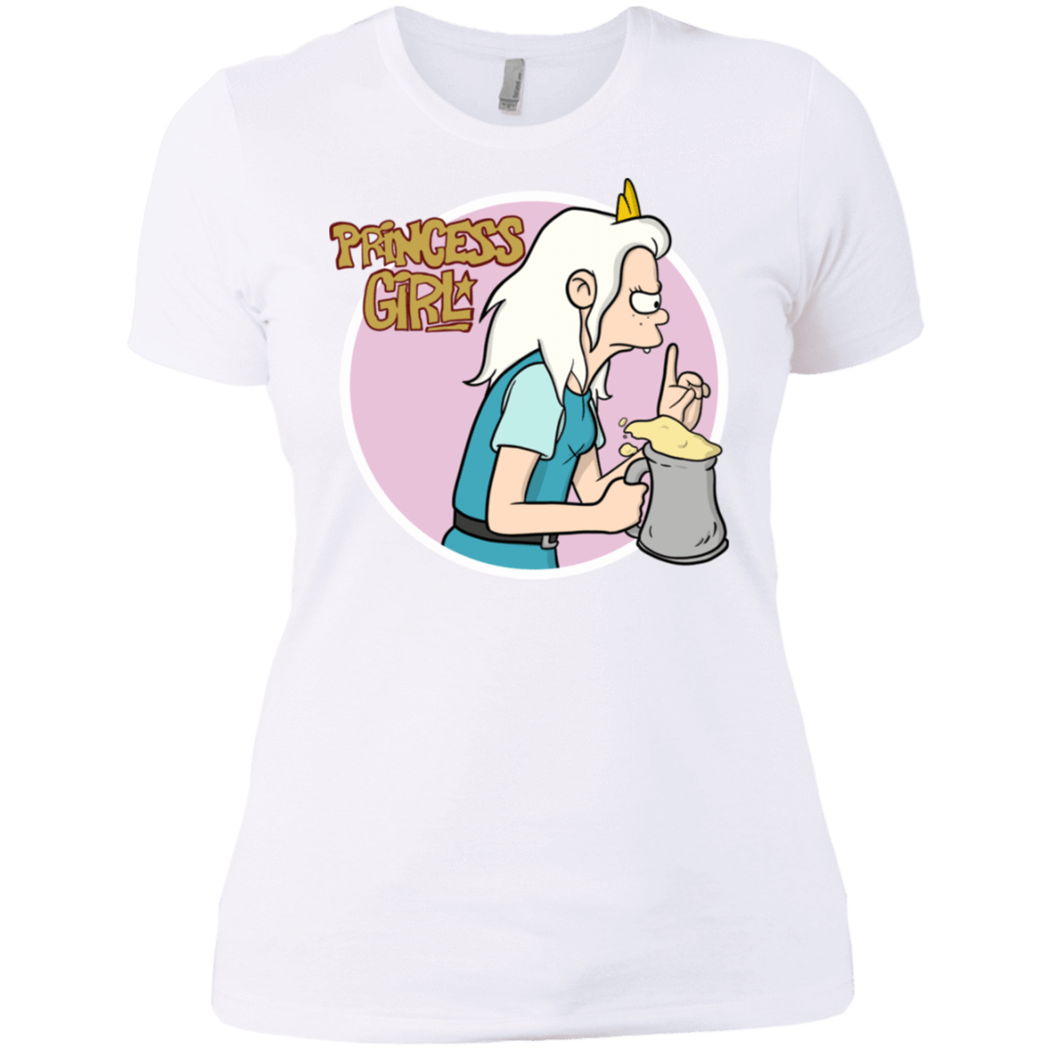T-Shirts White / X-Small Princess Girl Women's Premium T-Shirt