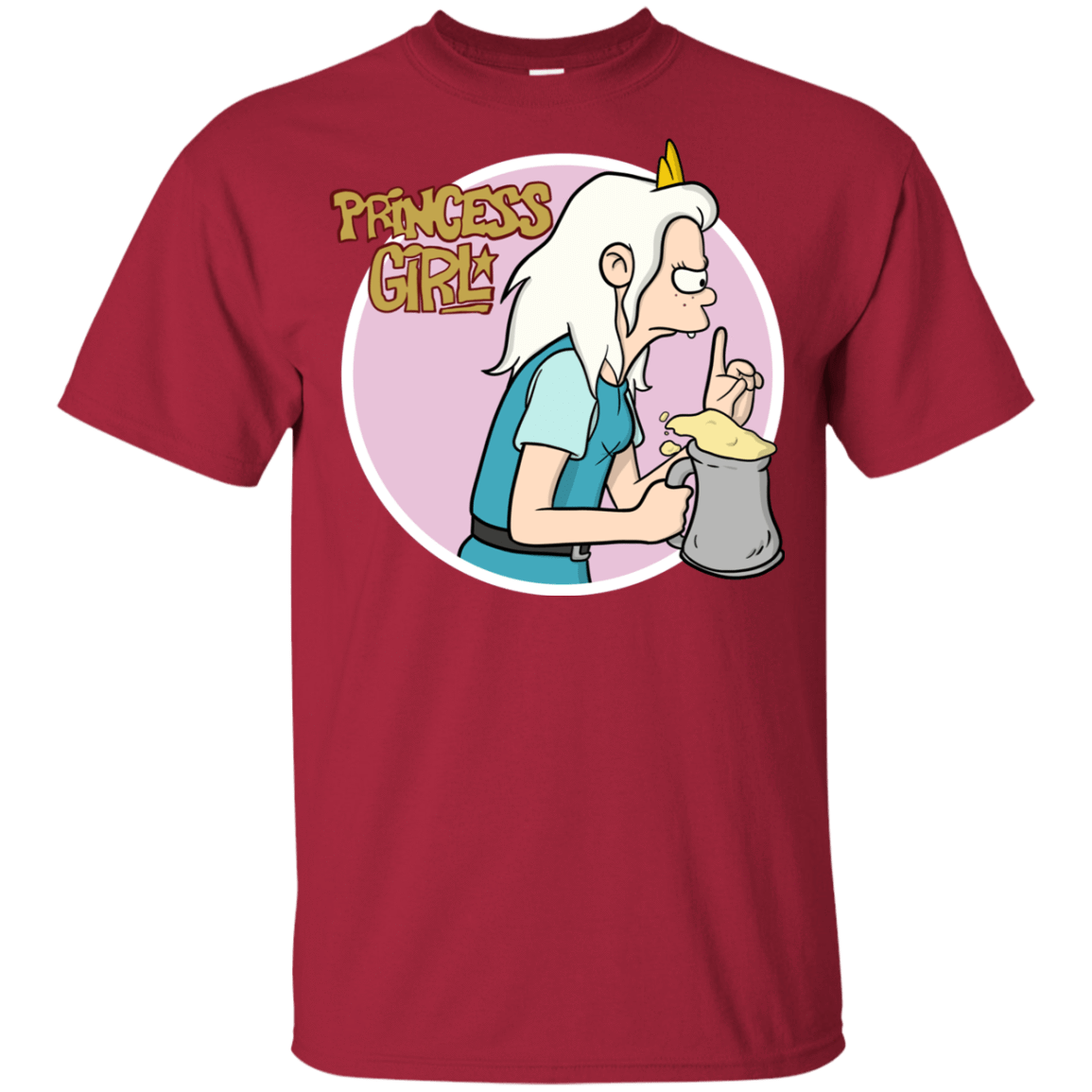 T-Shirts Cardinal / YXS Princess Girl Youth T-Shirt