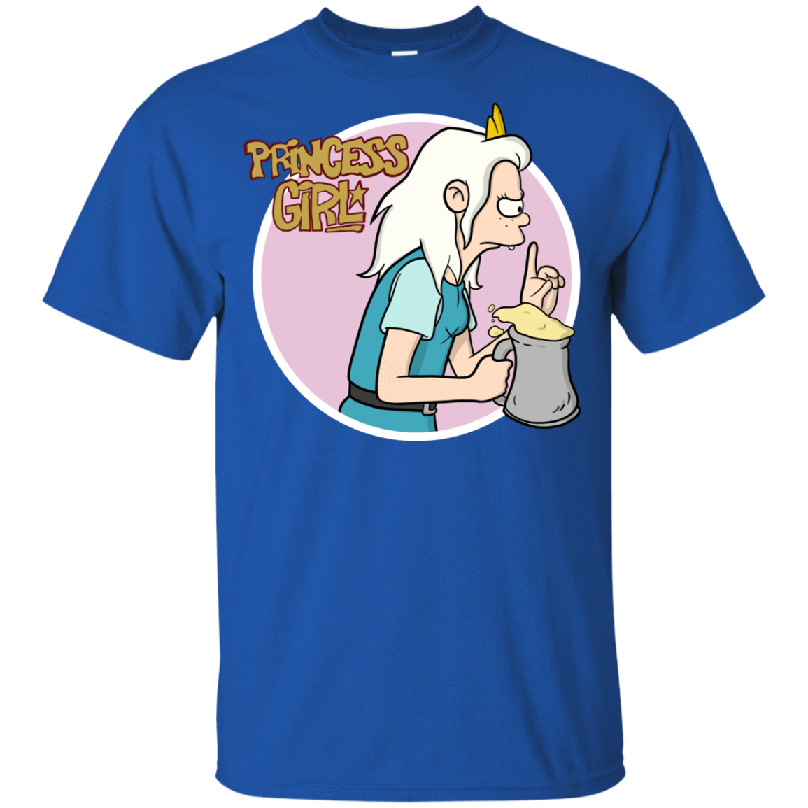 T-Shirts Royal / YXS Princess Girl Youth T-Shirt