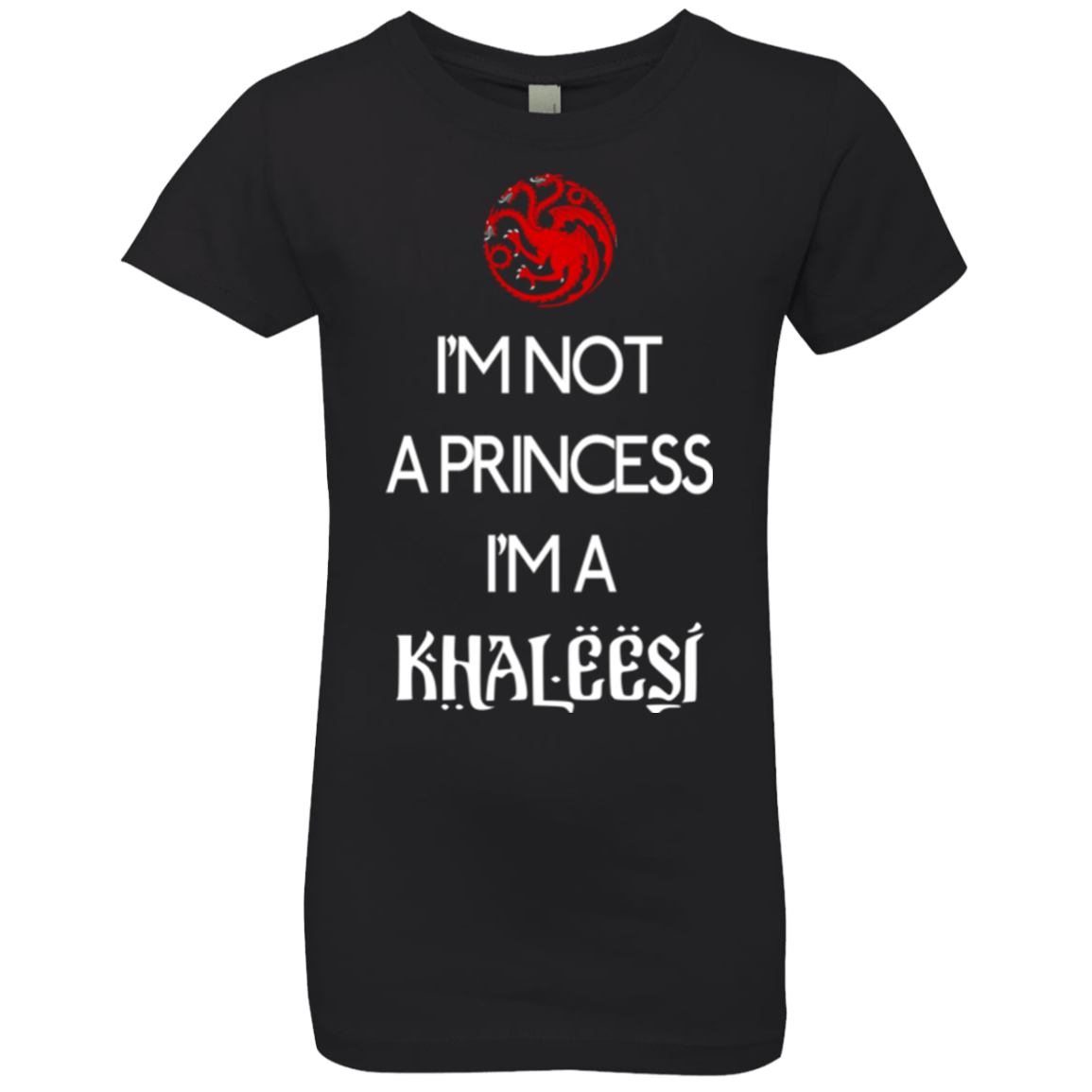 T-Shirts Black / YXS Princess Khaleesi Girls Premium T-Shirt