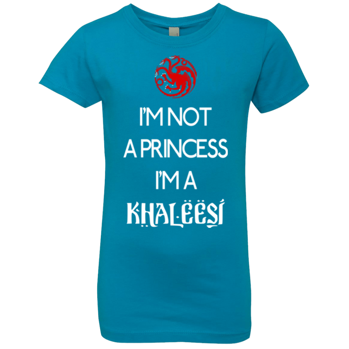 T-Shirts Turquoise / YXS Princess Khaleesi Girls Premium T-Shirt