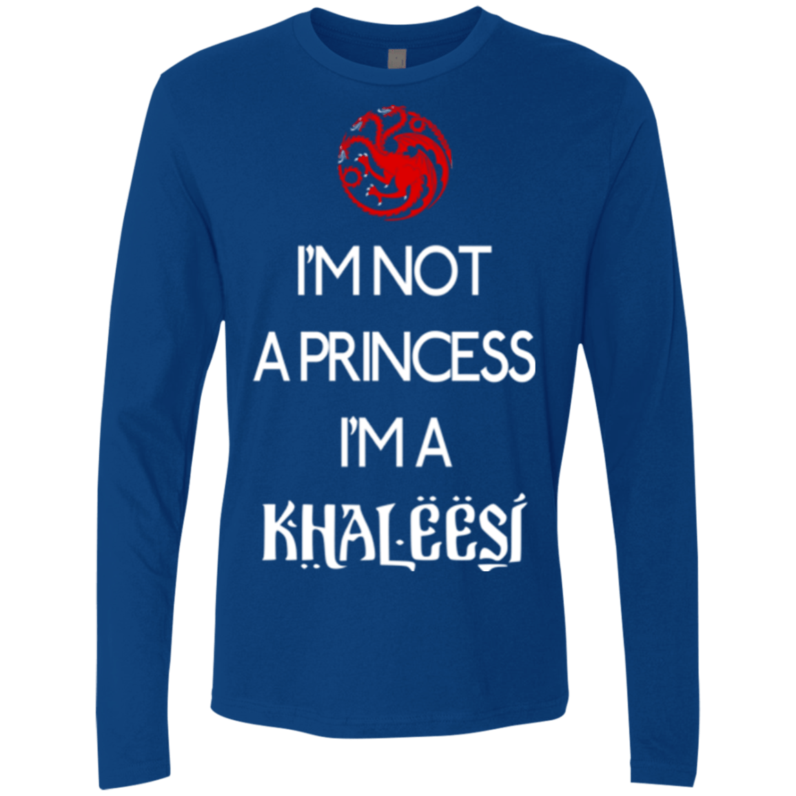 T-Shirts Royal / Small Princess Khaleesi Men's Premium Long Sleeve