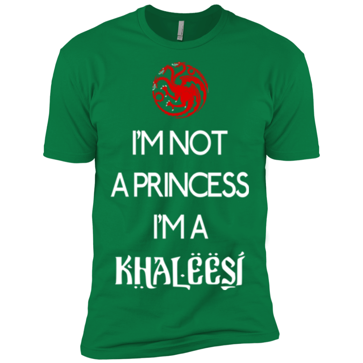 T-Shirts Kelly Green / X-Small Princess Khaleesi Men's Premium T-Shirt