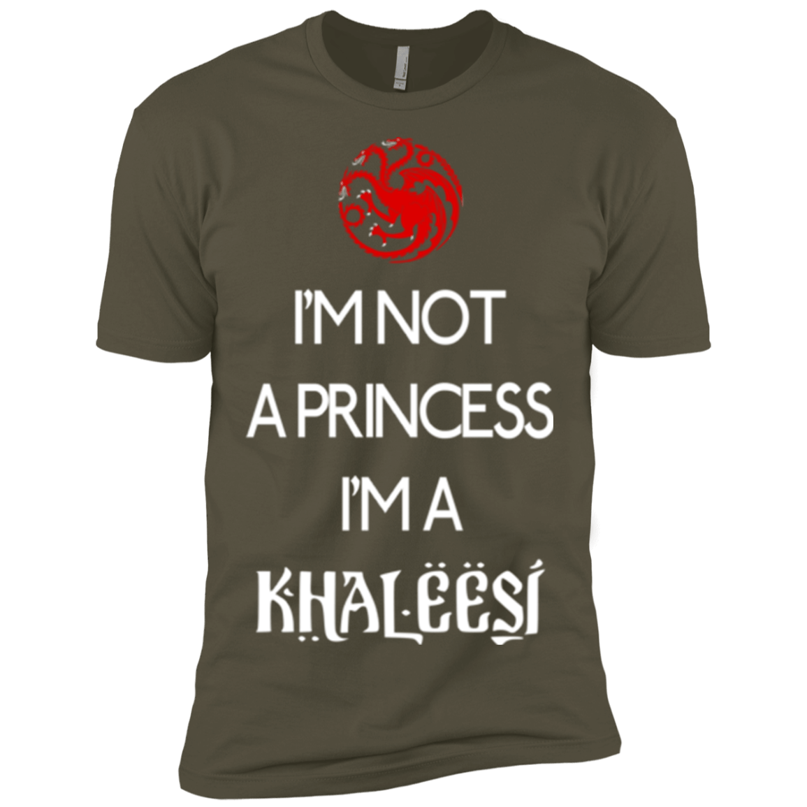 T-Shirts Military Green / X-Small Princess Khaleesi Men's Premium T-Shirt