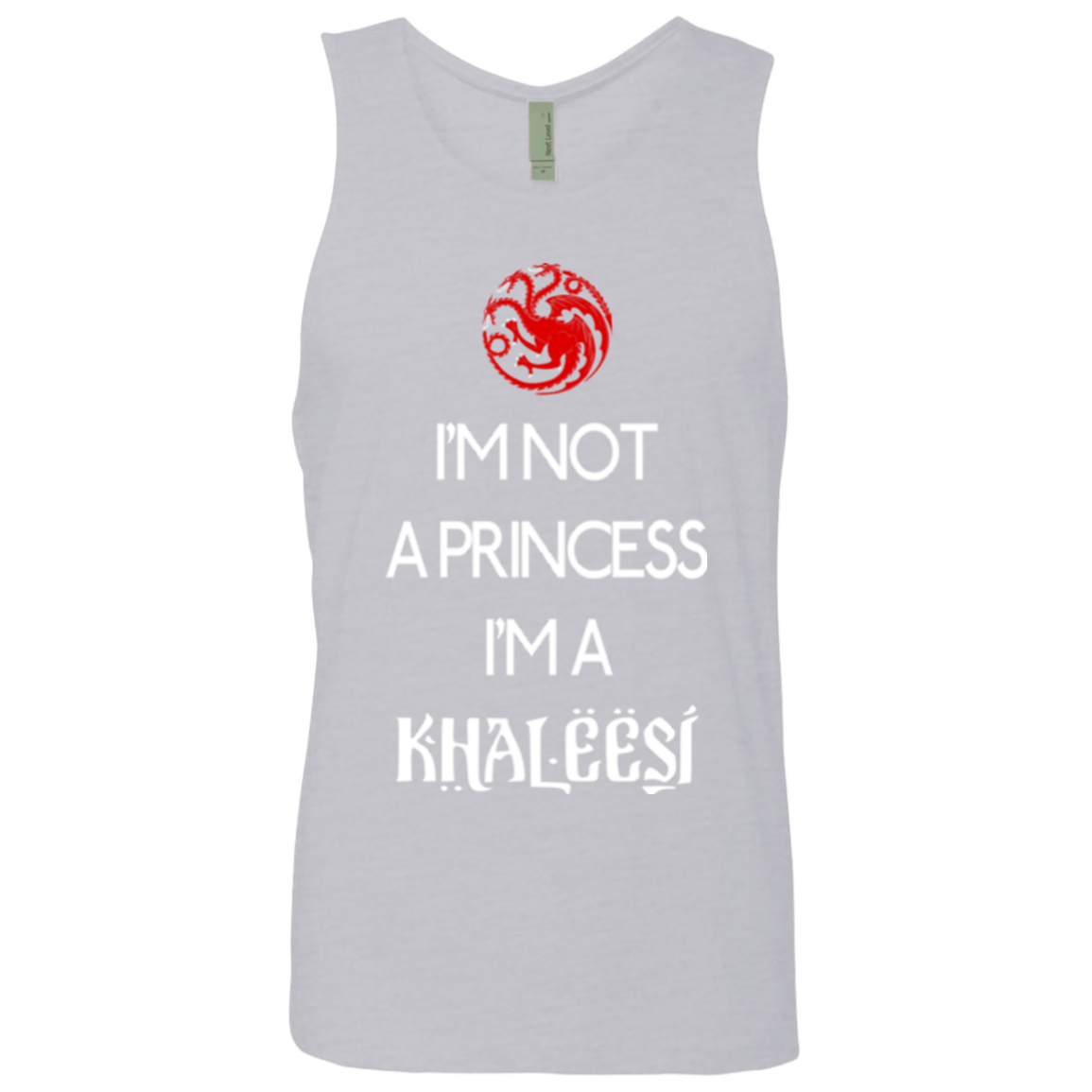 T-Shirts Heather Grey / Small Princess Khaleesi Men's Premium Tank Top