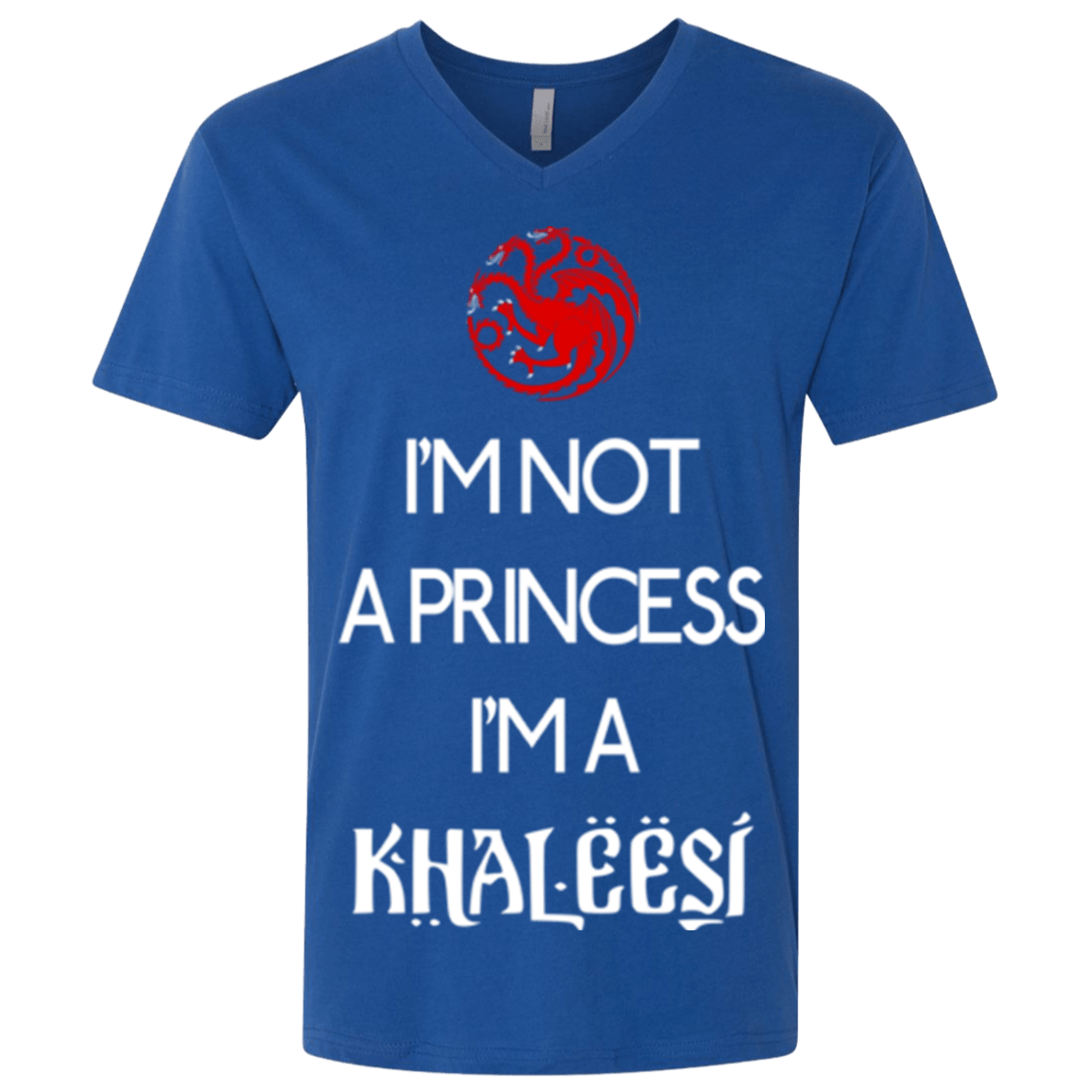 T-Shirts Royal / X-Small Princess Khaleesi Men's Premium V-Neck