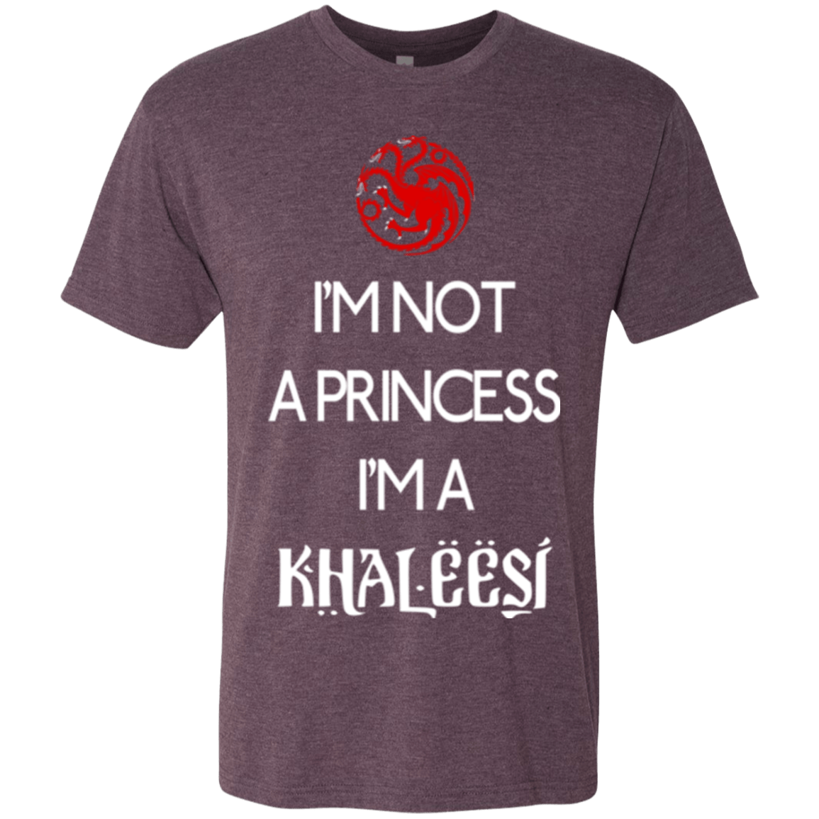 T-Shirts Vintage Purple / Small Princess Khaleesi Men's Triblend T-Shirt