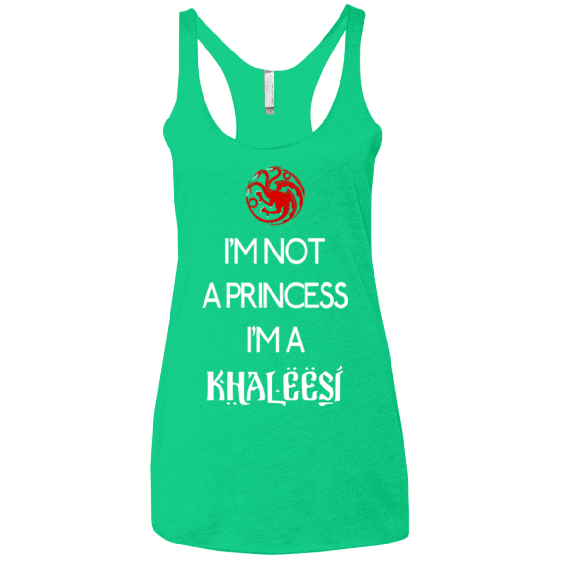 T-Shirts Envy / X-Small Princess Khaleesi Women's Triblend Racerback Tank