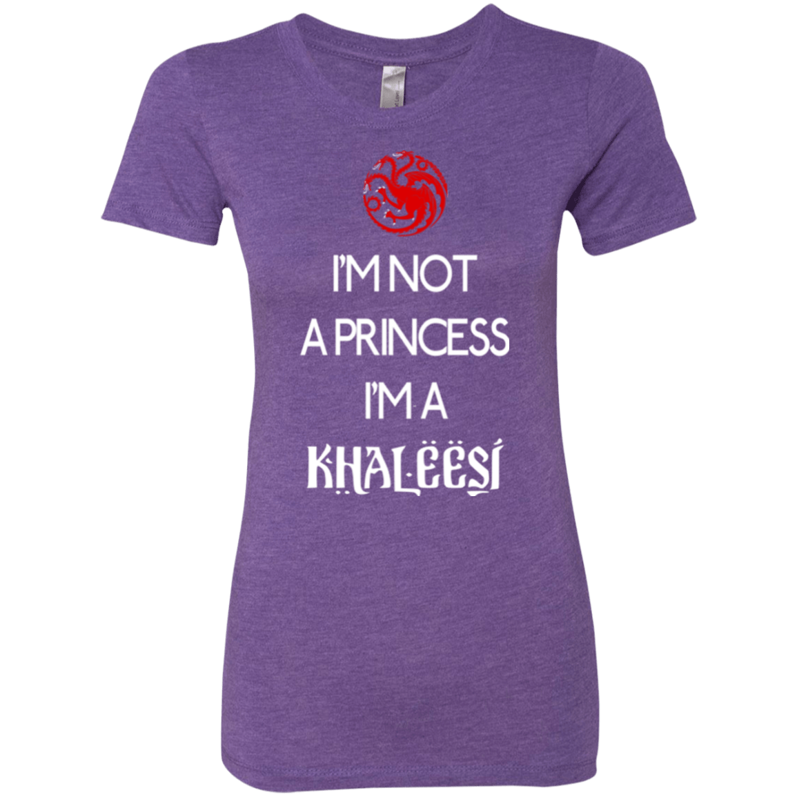 T-Shirts Purple Rush / Small Princess Khaleesi Women's Triblend T-Shirt