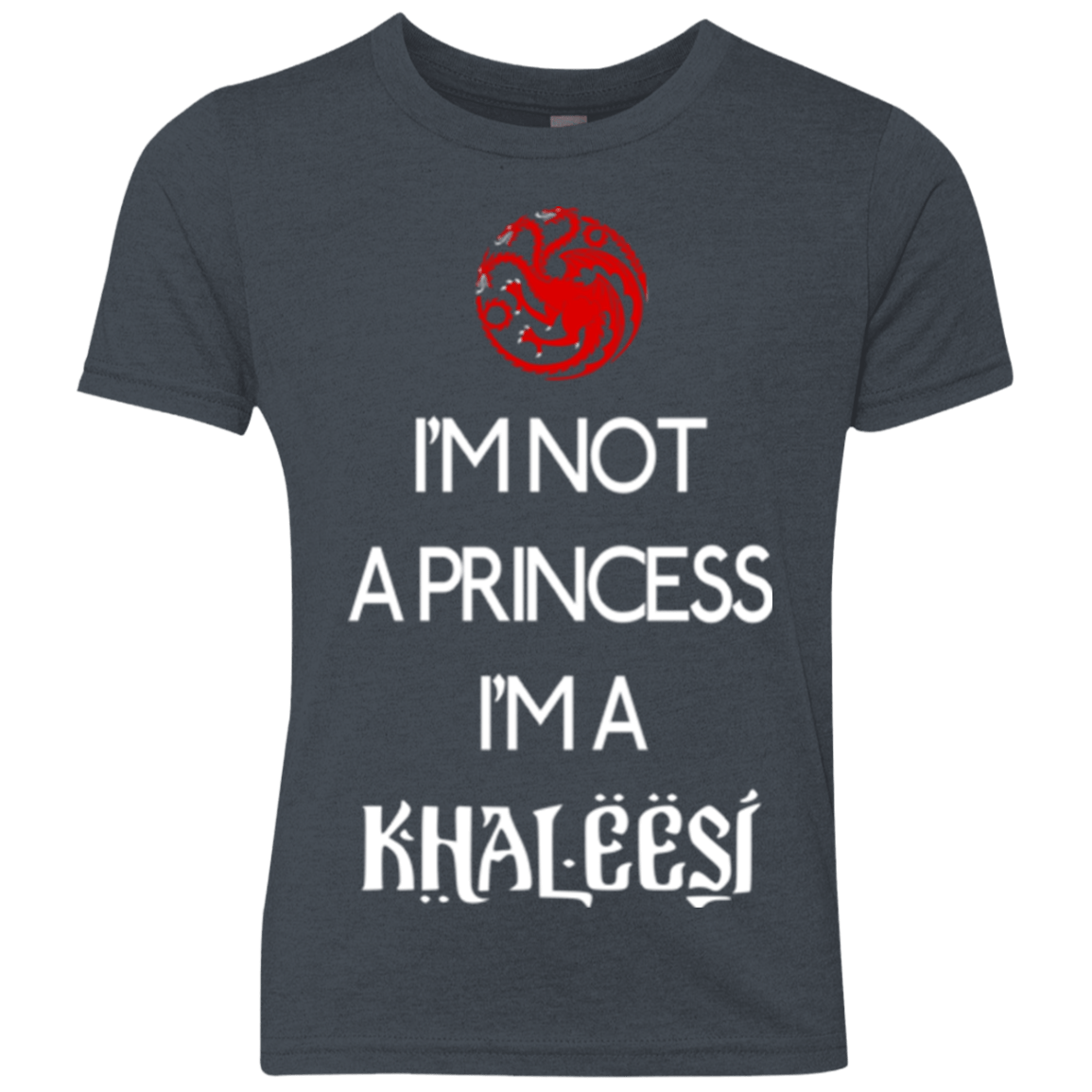 T-Shirts Vintage Navy / YXS Princess Khaleesi Youth Triblend T-Shirt