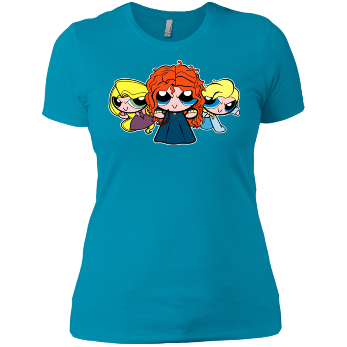 T-Shirts Turquoise / X-Small Princess Puff Girls2 Women's Premium T-Shirt