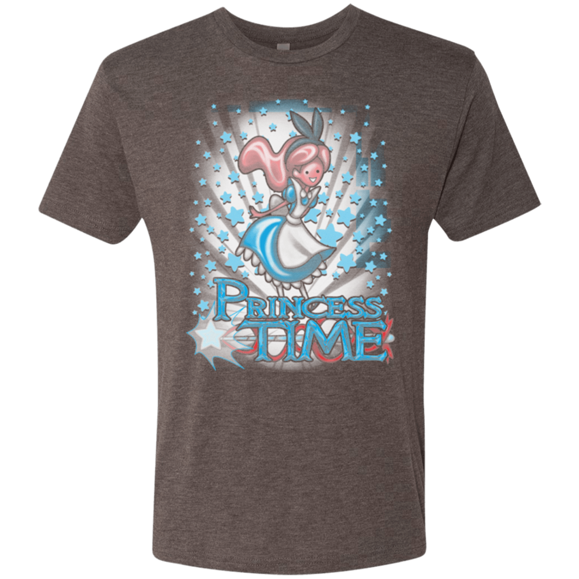 T-Shirts Macchiato / Small Princess Time Alice Men's Triblend T-Shirt