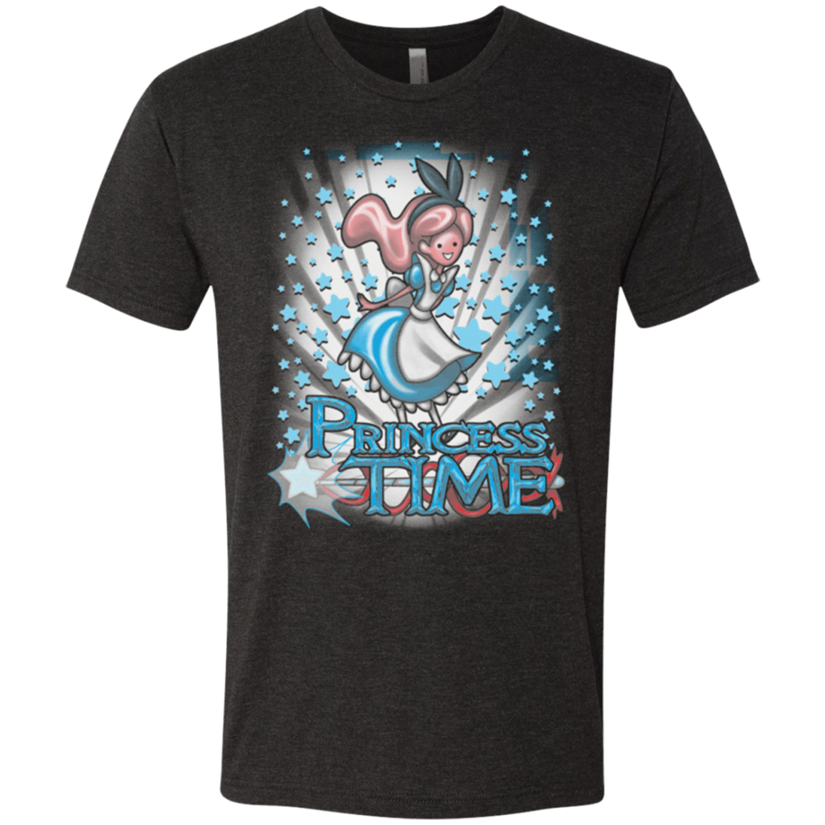 T-Shirts Vintage Black / Small Princess Time Alice Men's Triblend T-Shirt