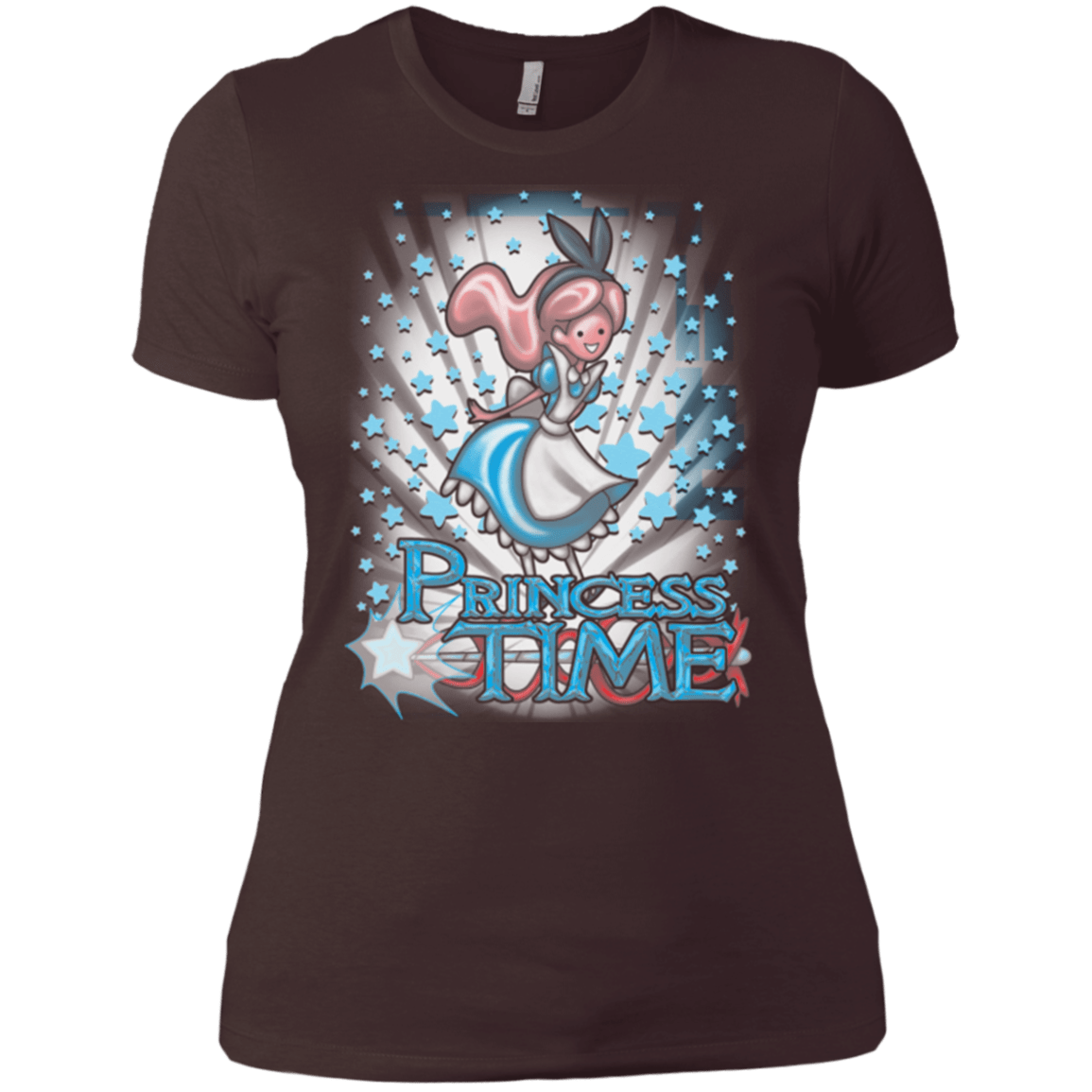 T-Shirts Dark Chocolate / X-Small Princess Time Alice Women's Premium T-Shirt