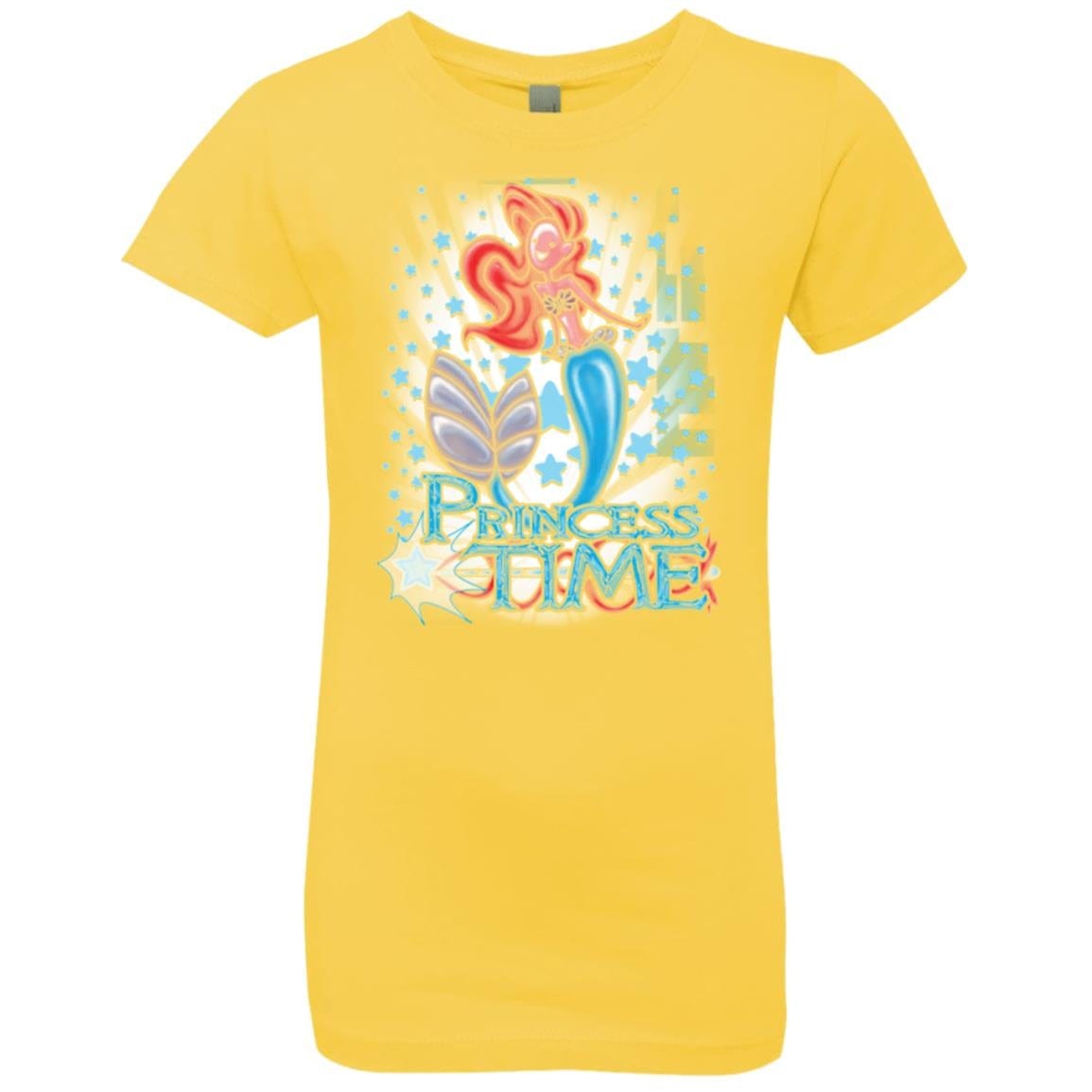 T-Shirts Vibrant Yellow / YXS Princess Time Ariel Girls Premium T-Shirt