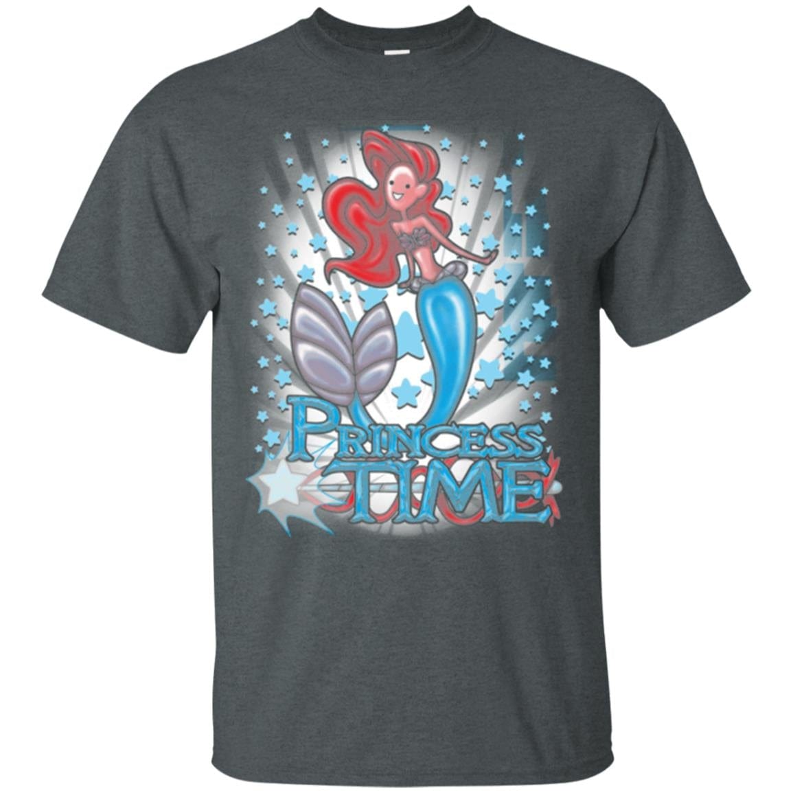 T-Shirts Dark Heather / Small Princess Time Ariel T-Shirt