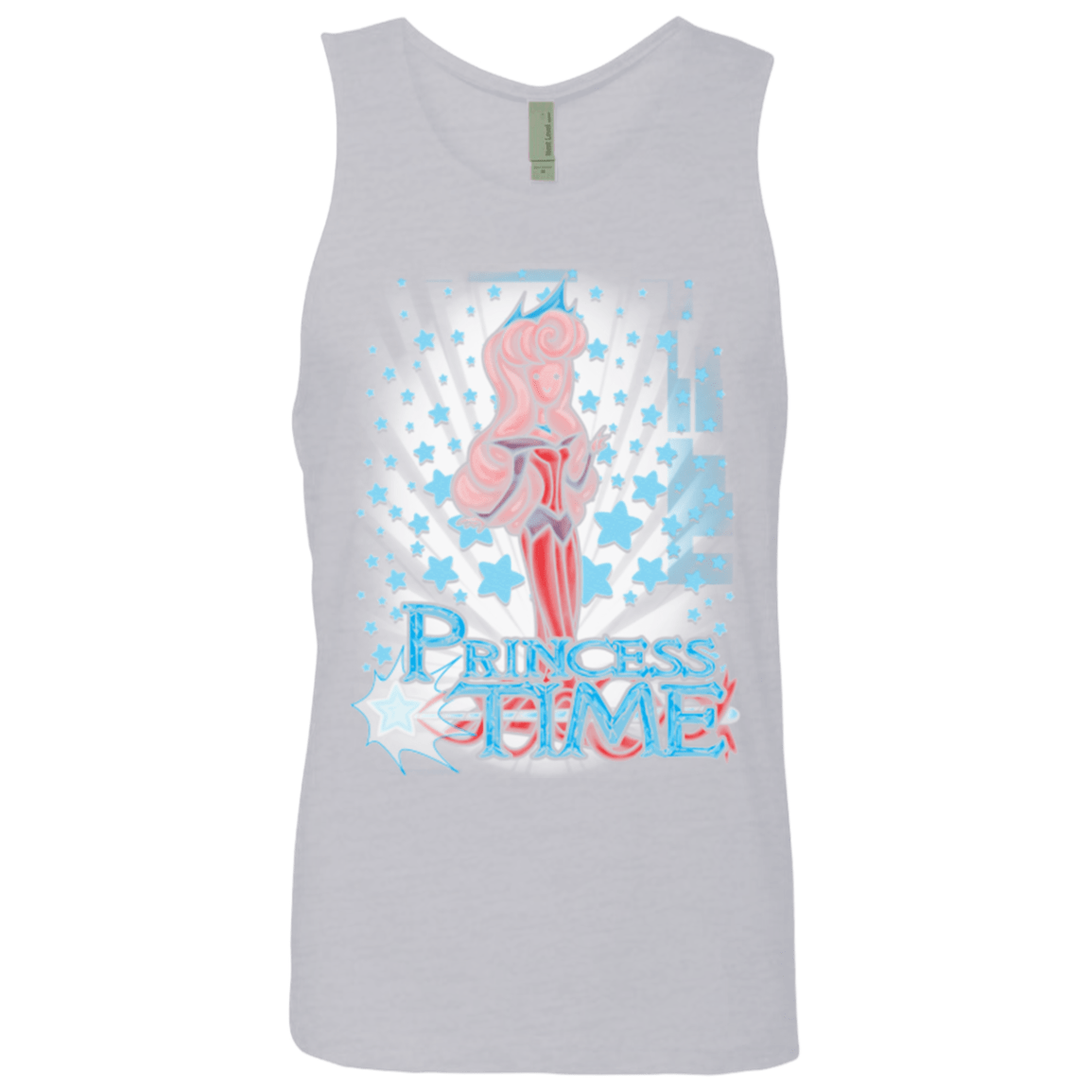 T-Shirts Heather Grey / Small Princess Time Aurora Men's Premium Tank Top