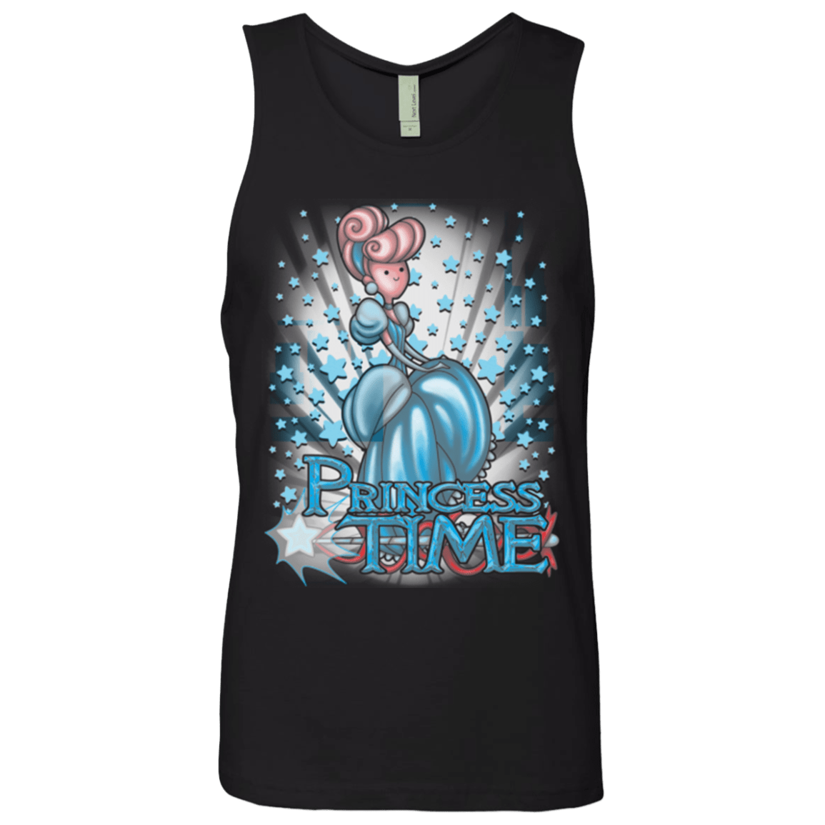 T-Shirts Black / Small Princess Time Cinderella Men's Premium Tank Top