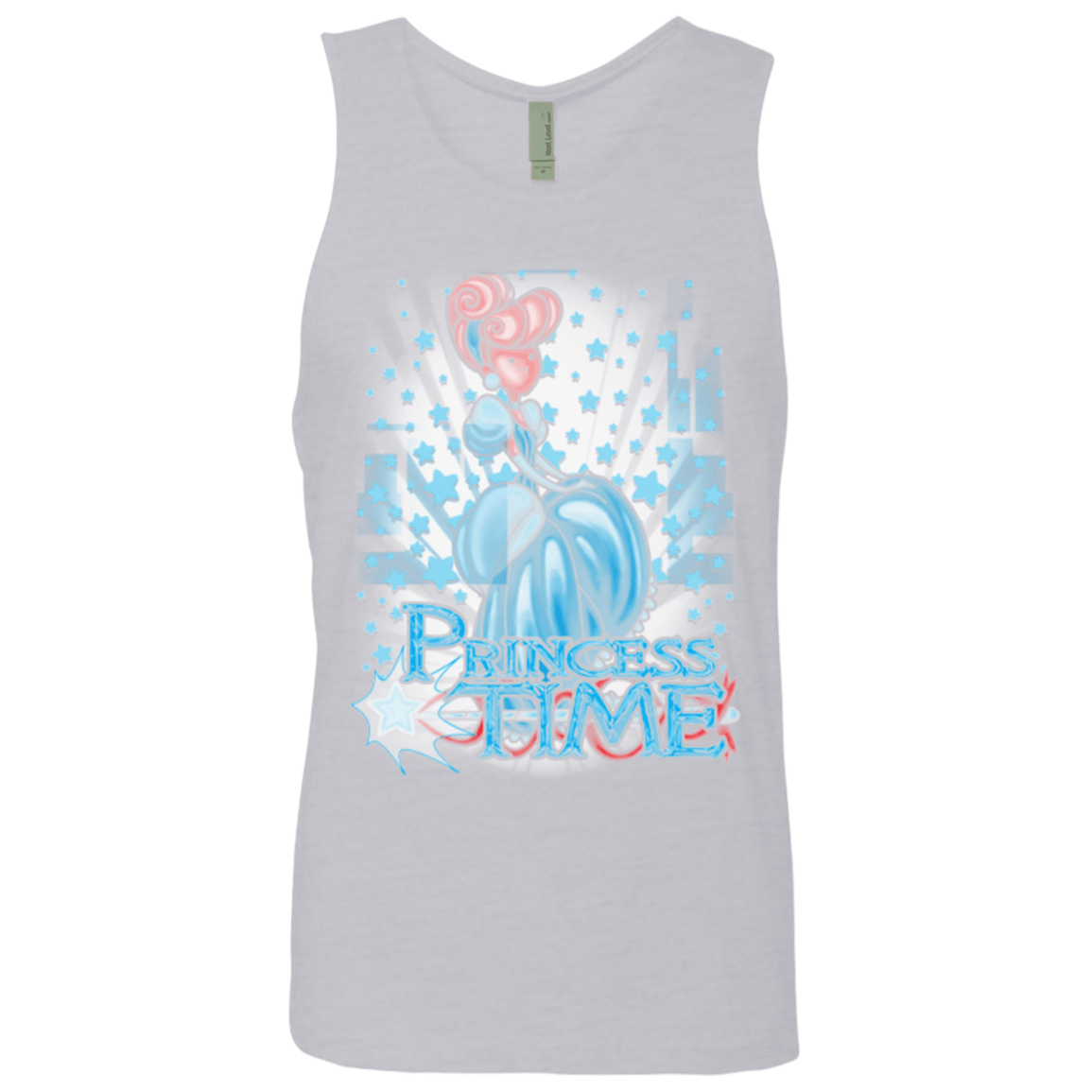T-Shirts Heather Grey / Small Princess Time Cinderella Men's Premium Tank Top
