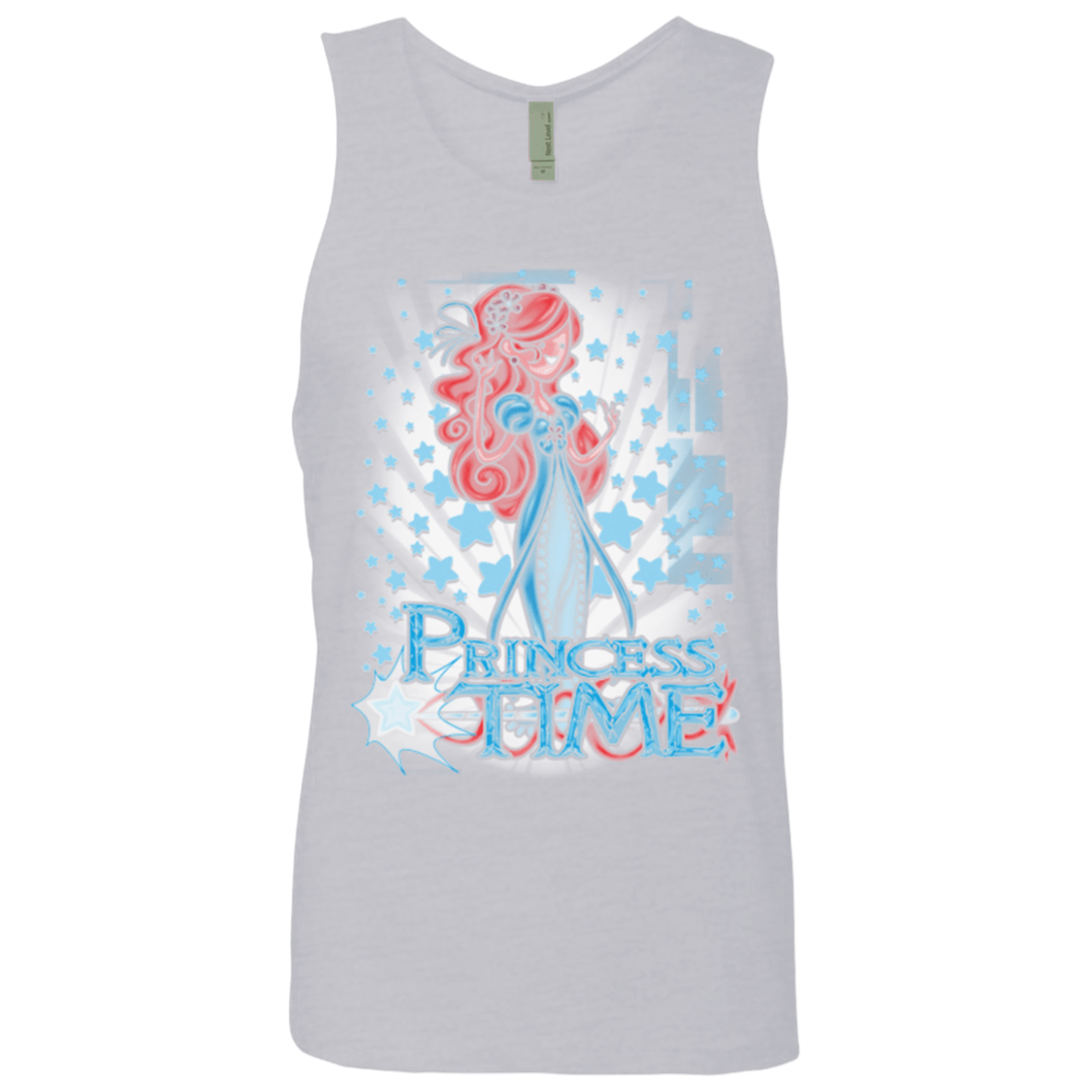 T-Shirts Heather Grey / Small Princess Time Giselle Men's Premium Tank Top