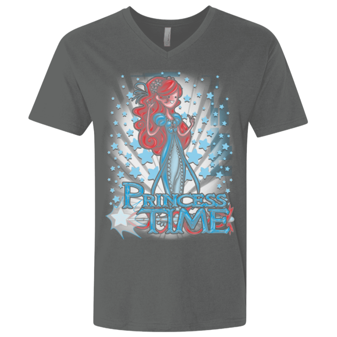 T-Shirts Heavy Metal / X-Small Princess Time Giselle Men's Premium V-Neck