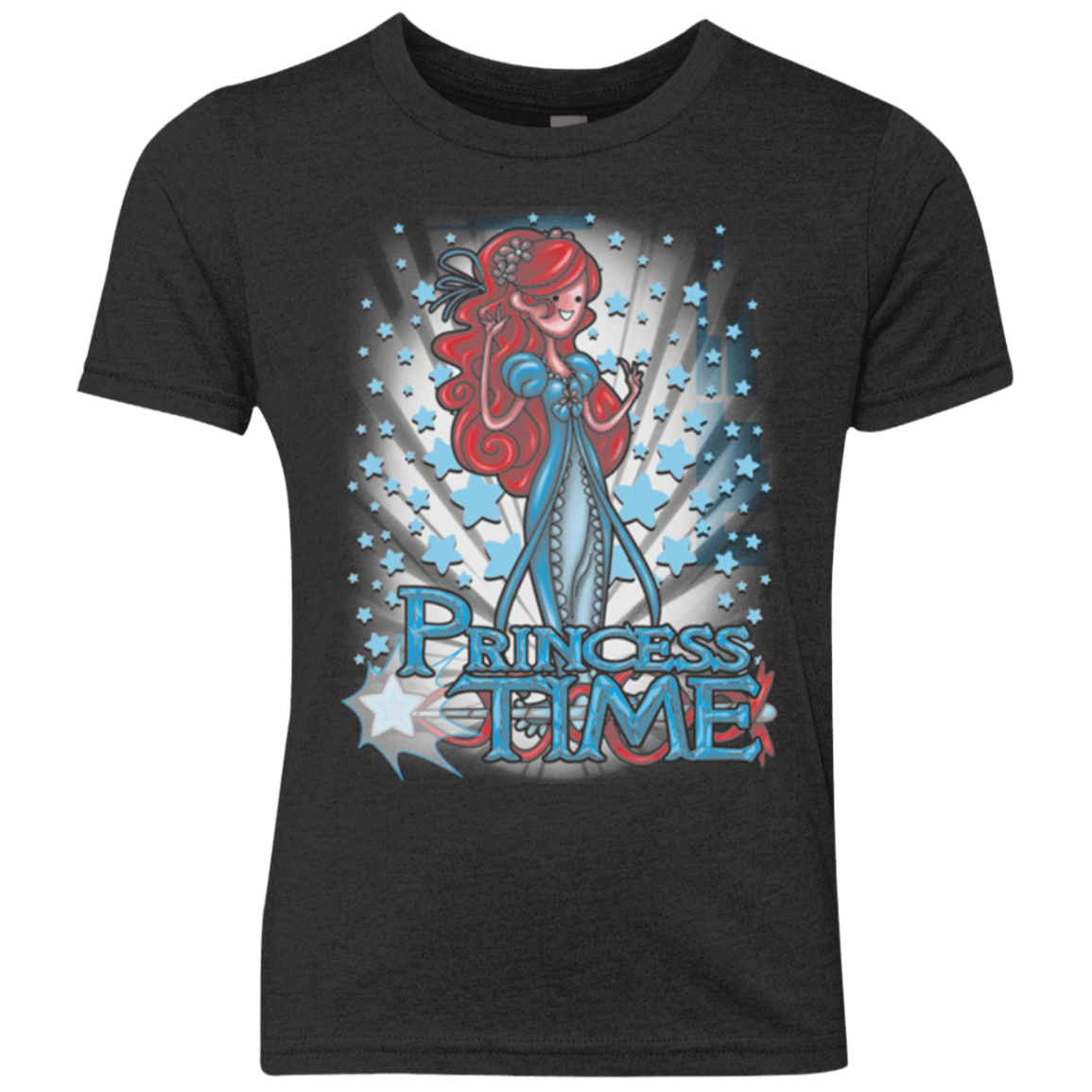 T-Shirts Vintage Black / YXS Princess Time Giselle Youth Triblend T-Shirt