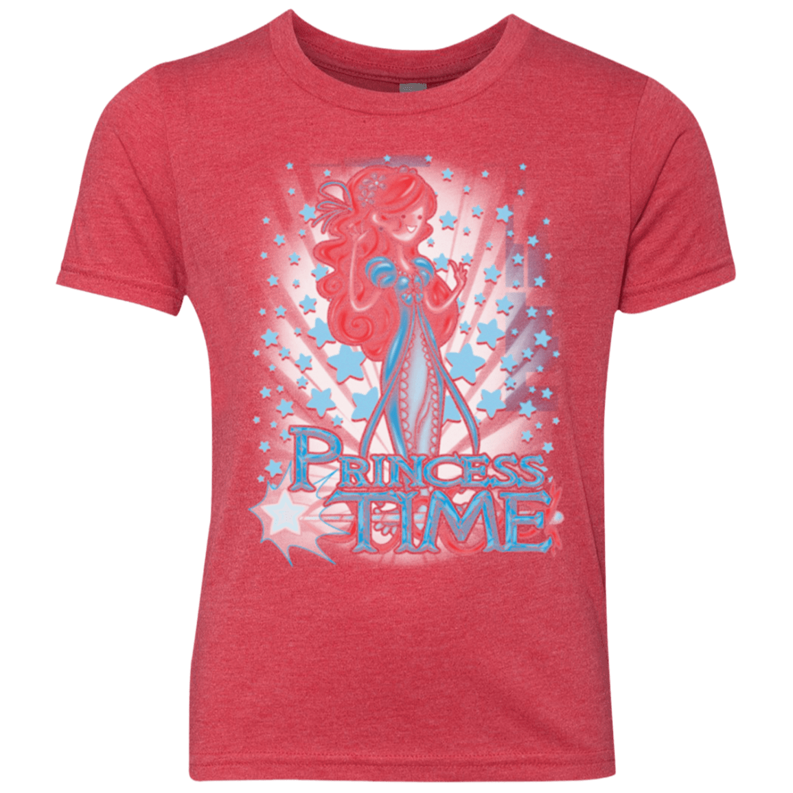 T-Shirts Vintage Red / YXS Princess Time Giselle Youth Triblend T-Shirt