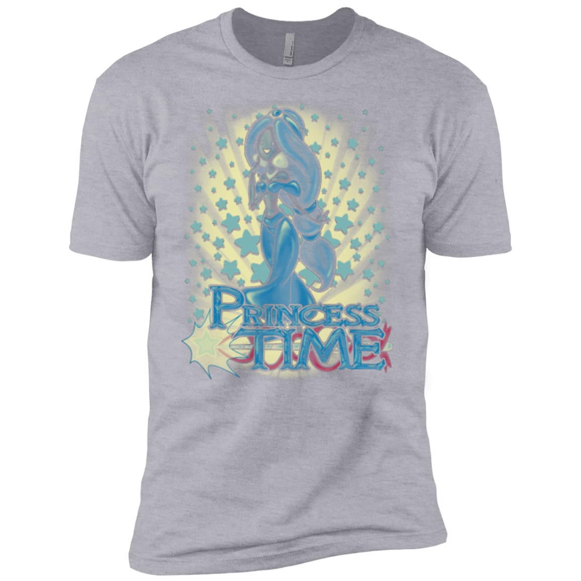 T-Shirts Heather Grey / YXS Princess Time Jasmine Boys Premium T-Shirt