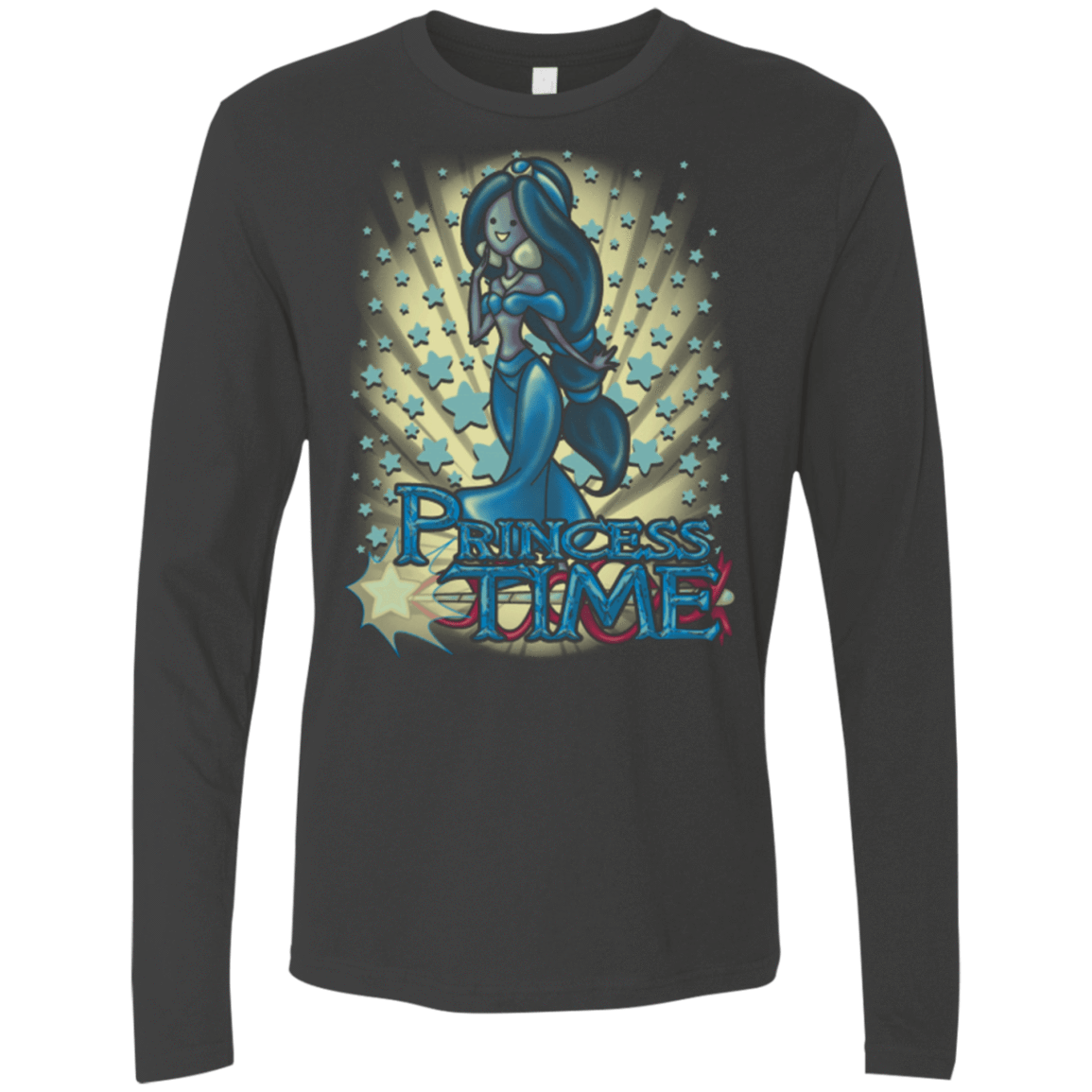 T-Shirts Heavy Metal / Small Princess Time Jasmine Men's Premium Long Sleeve