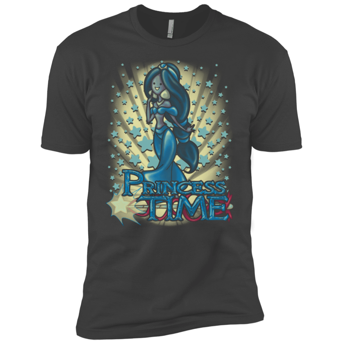 T-Shirts Heavy Metal / X-Small Princess Time Jasmine Men's Premium T-Shirt