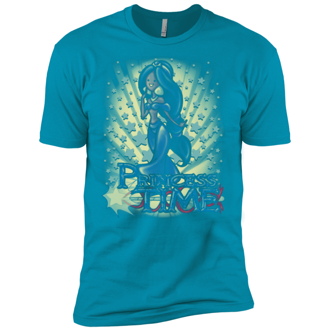 T-Shirts Turquoise / X-Small Princess Time Jasmine Men's Premium T-Shirt