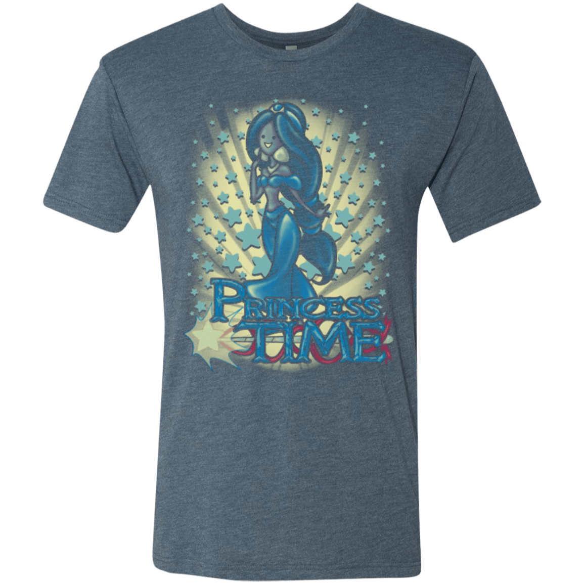T-Shirts Indigo / Small Princess Time Jasmine Men's Triblend T-Shirt